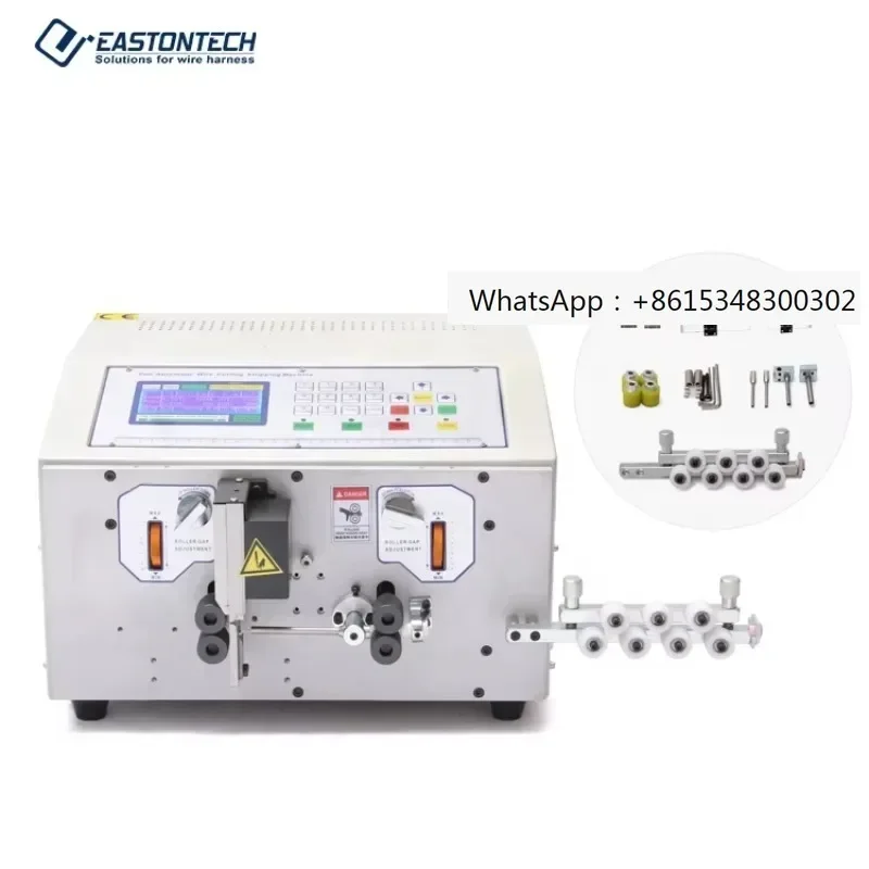 EW-02A Automatic 0.1-4.5 Square Millimeter Cable Cutting and Stripping Machine for 32-11awg Wires