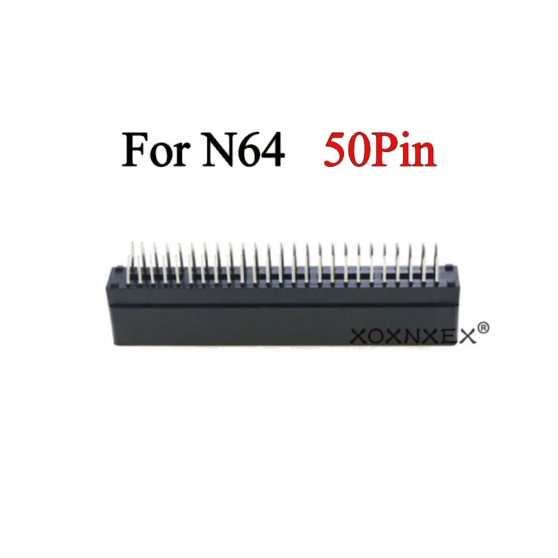 XOXNXEX 1PCS FOR SNES N64 SEGA FC Connector Game Card Slot 62pin 50pin 64pin 60pin for SEGA Genesis N64 SNES FC clone console