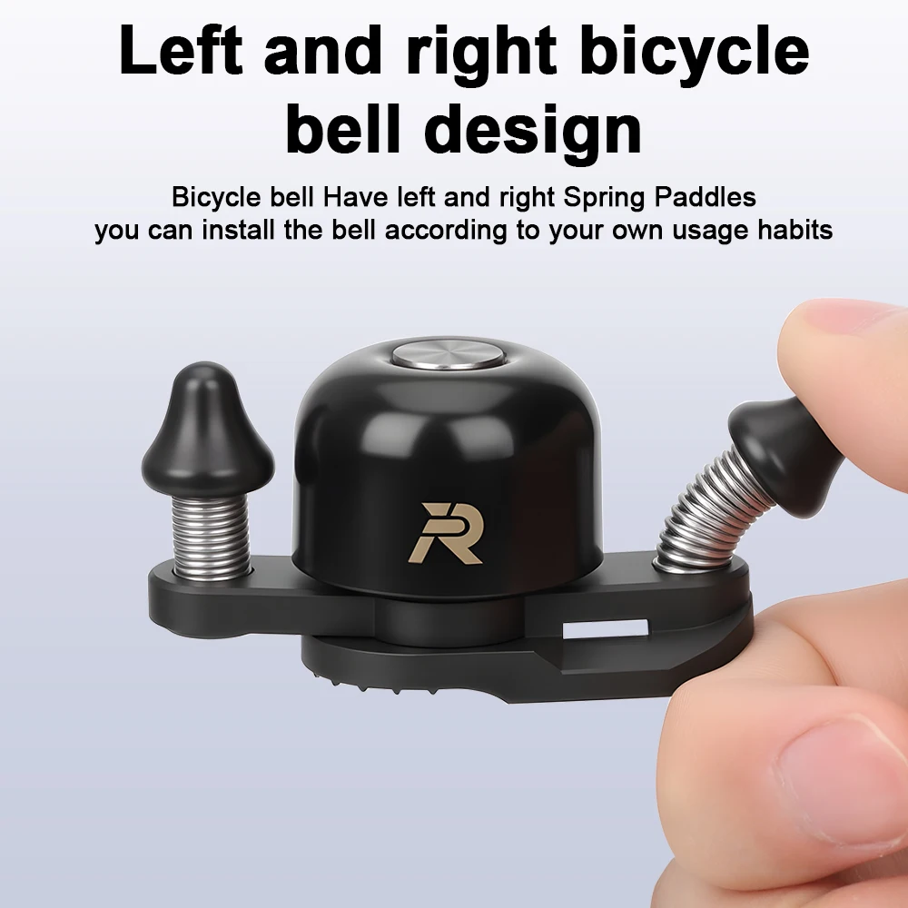 Rockbye Kupfer-Fahrradklingel Sicherheitswarnung Fahrradklingel Hupe Fahrradalarm Speziell für Rennräder 100dB lauter Lenkerlautsprecher – Detail 8