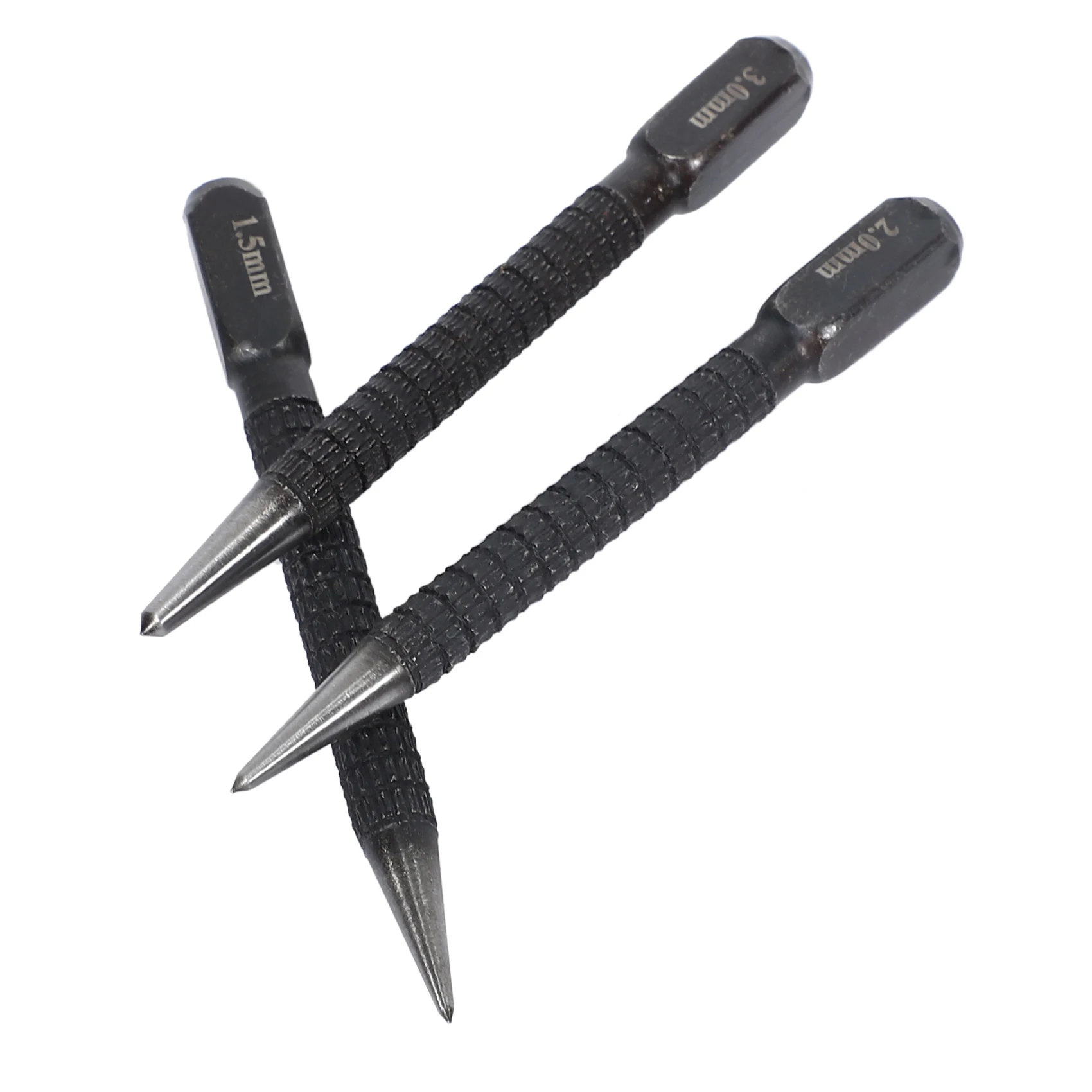 3 stks Koolstofstaal Center Punch Set 10 cm Antislip Center Punch Voor Gelegeerd Staal Metaal Hout Markering Boren Tool