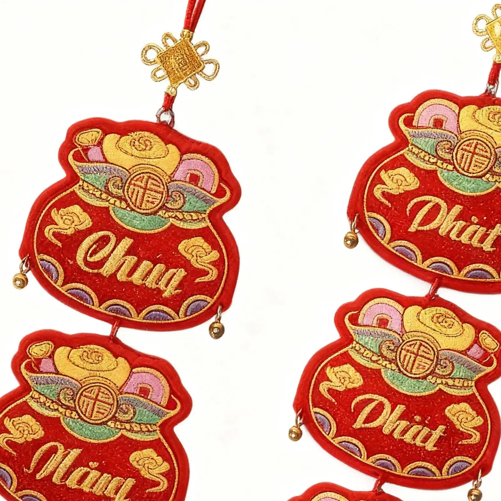 베트남식 걸이 장식 2026 새해 장식 봄 축제 펜던트 창문 문 커플렛 파티 액세서리