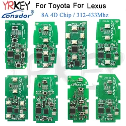 Lonsdor Universal Car Smart Remote Key LT20 for Toyota for Lexus for Subaru 8A 4D Chip A433 F433 5290 0020 0440 0410 0140 5801