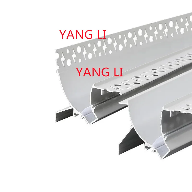 

1m/pcs Gypsum Hide Led Strip Aluminium Profile Light ALU Plaster-in Recessed Slim Drywall Aluminum Channel Led Aluminium Profile