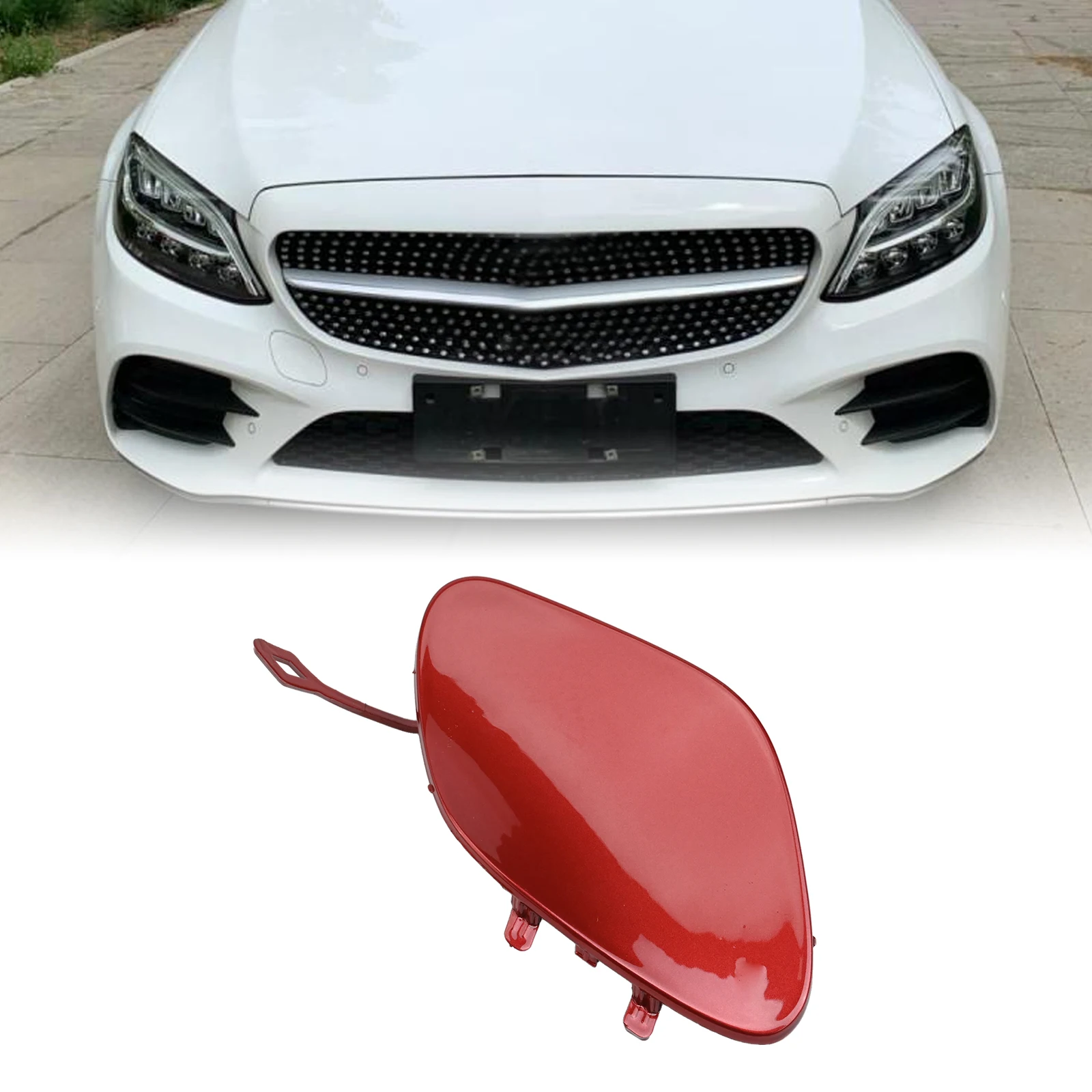 

Car Tow Hook Tow Hook Cover Comprehensive Compatibility Effective Protection Rugged Durability For W205 Models