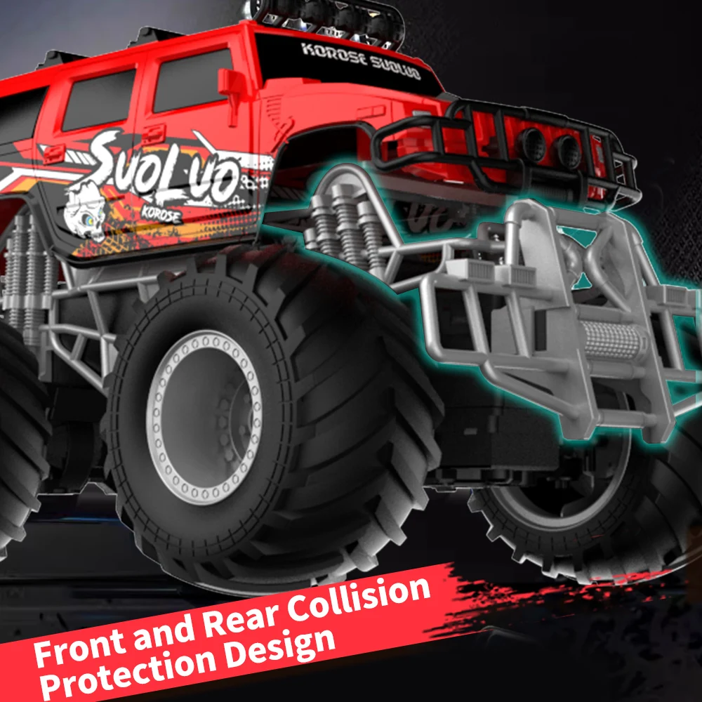 RC Car Pickup Trucks Elektryczna wspinaczka Off-Road Duże koło Różowy Fioletowy 2.4G Zabawka zdalnie sterowana dla dziewczynek Prezent urodzinowy