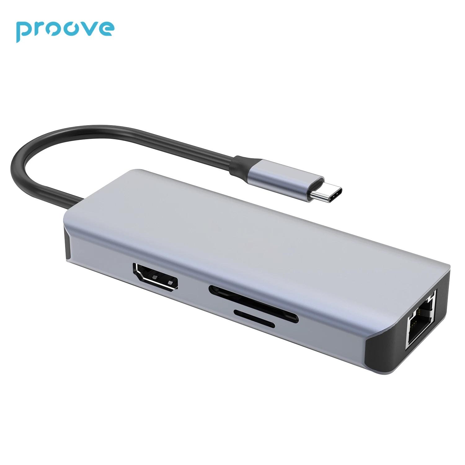 Proove Iron Link 6in1 RJ45 HDMI SD/TF HUB