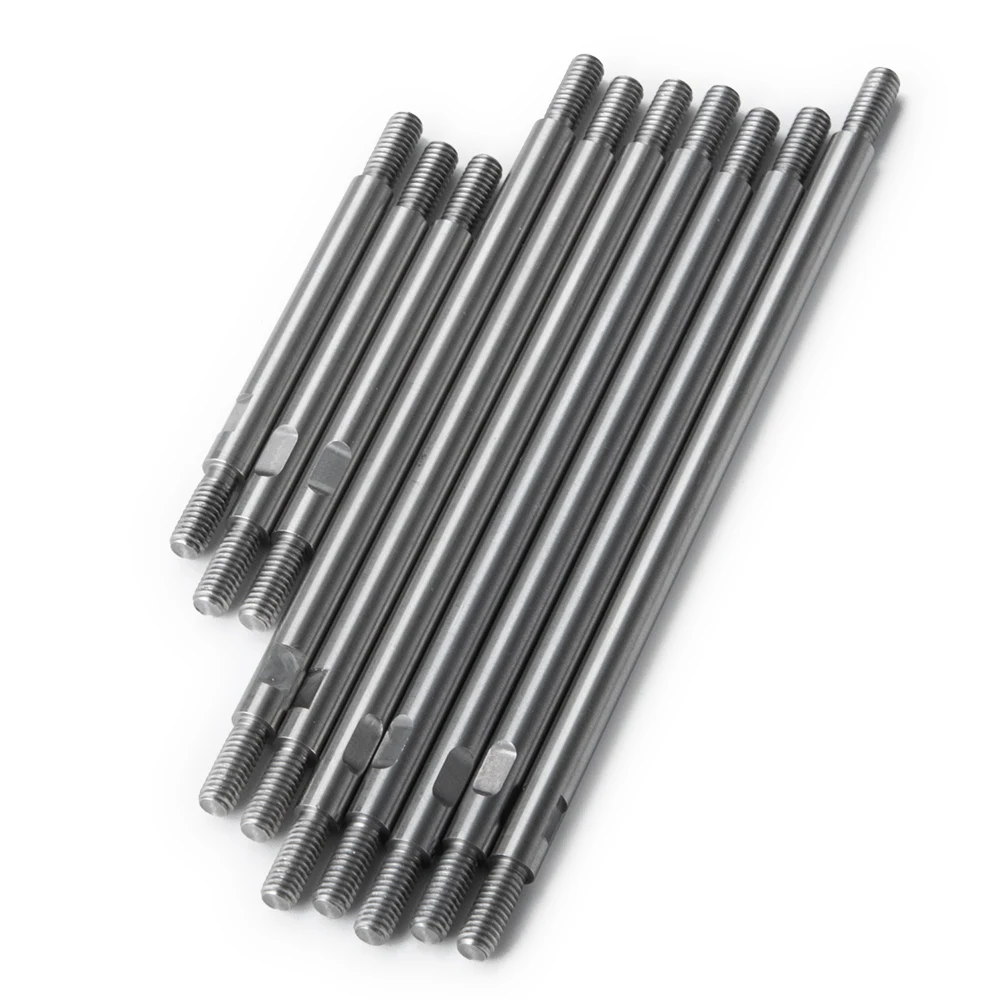 AXSPEED 10PCS Stainless Steel Link Rod Chassis Linkages 313/324mm Wheelbase for 1/10 RC Crawler Car TRX4 TRX-4