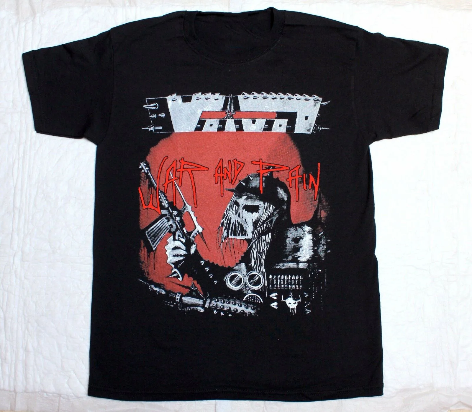 

Новинка, Металлическая черная футболка VOIVOD WAR AND красная 84 VOI VOD THRASH DEATH, S-4XL NE417