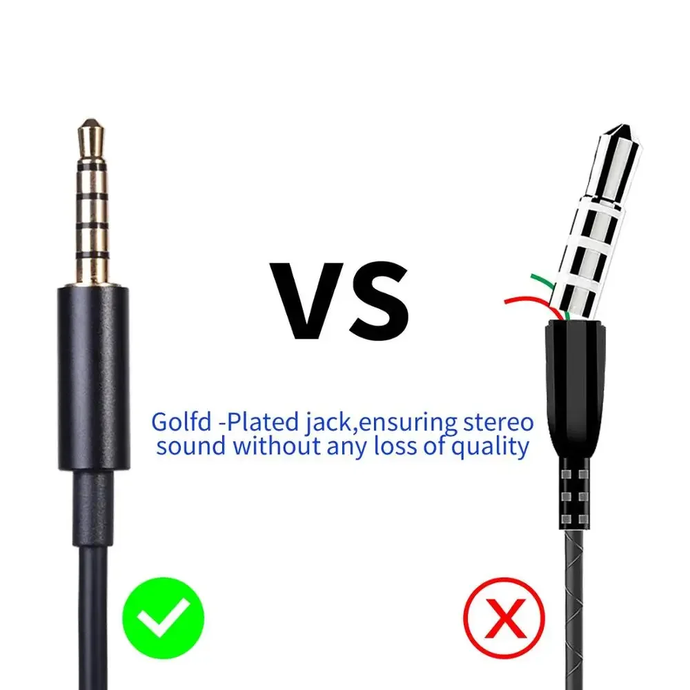 Сменный аудиоудлинительный кабель, встроенный бесшумный регулятор громкости с микрофоном для гарнитур Astro A10 A40TR A40 TR Xbox PS4