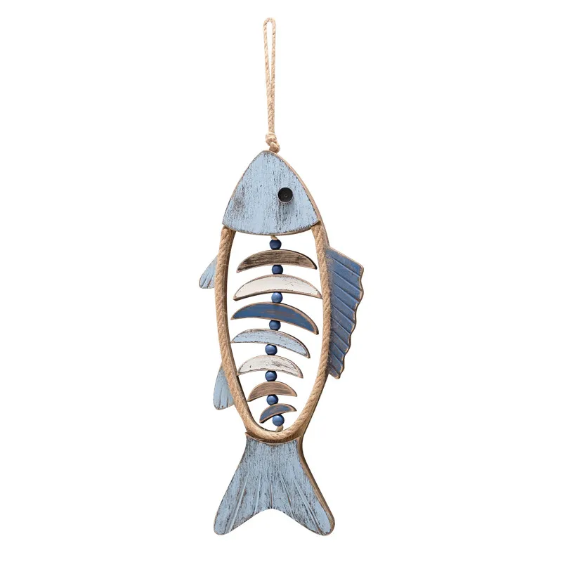 

Mediterranean style fish pendant wall three-dimensional fish-shaped wall decoration model room corridor entrance decoration