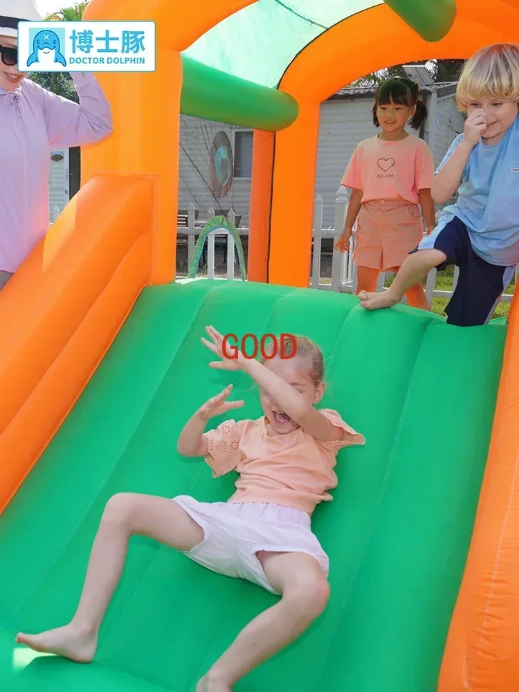 Small Children's Tent Trampoline Slide Jumping Bed Ball Pool Inflatable Castle Toys