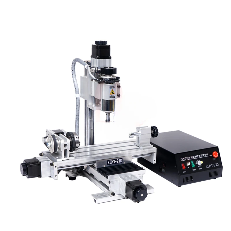 

Engraving Milling And Drilling Machine XLNT-21D 3axis 4axis CNC Router Metal USB Port With 300W DC Motor