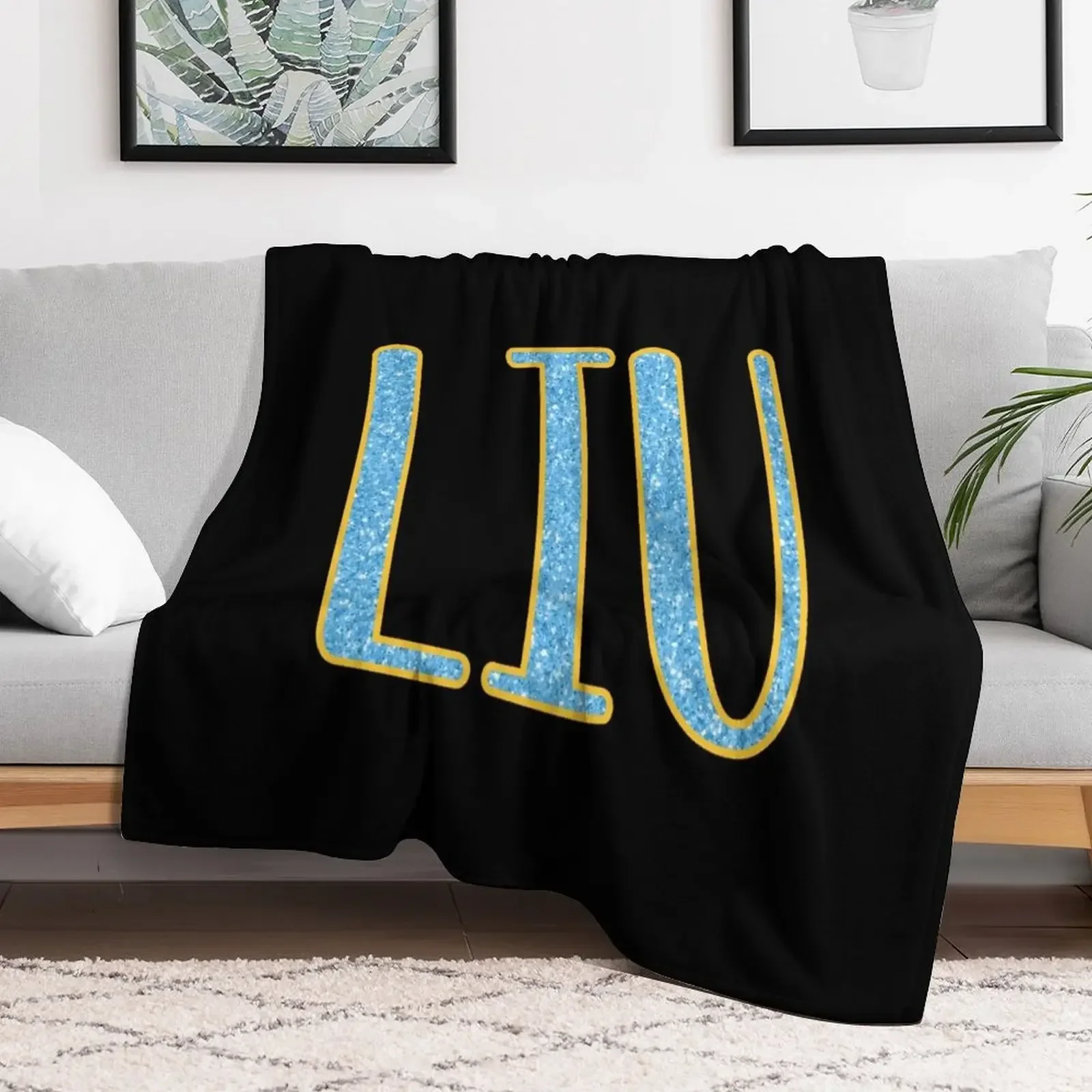 

liu post Throw Blanket funny gift Flannel Blankets