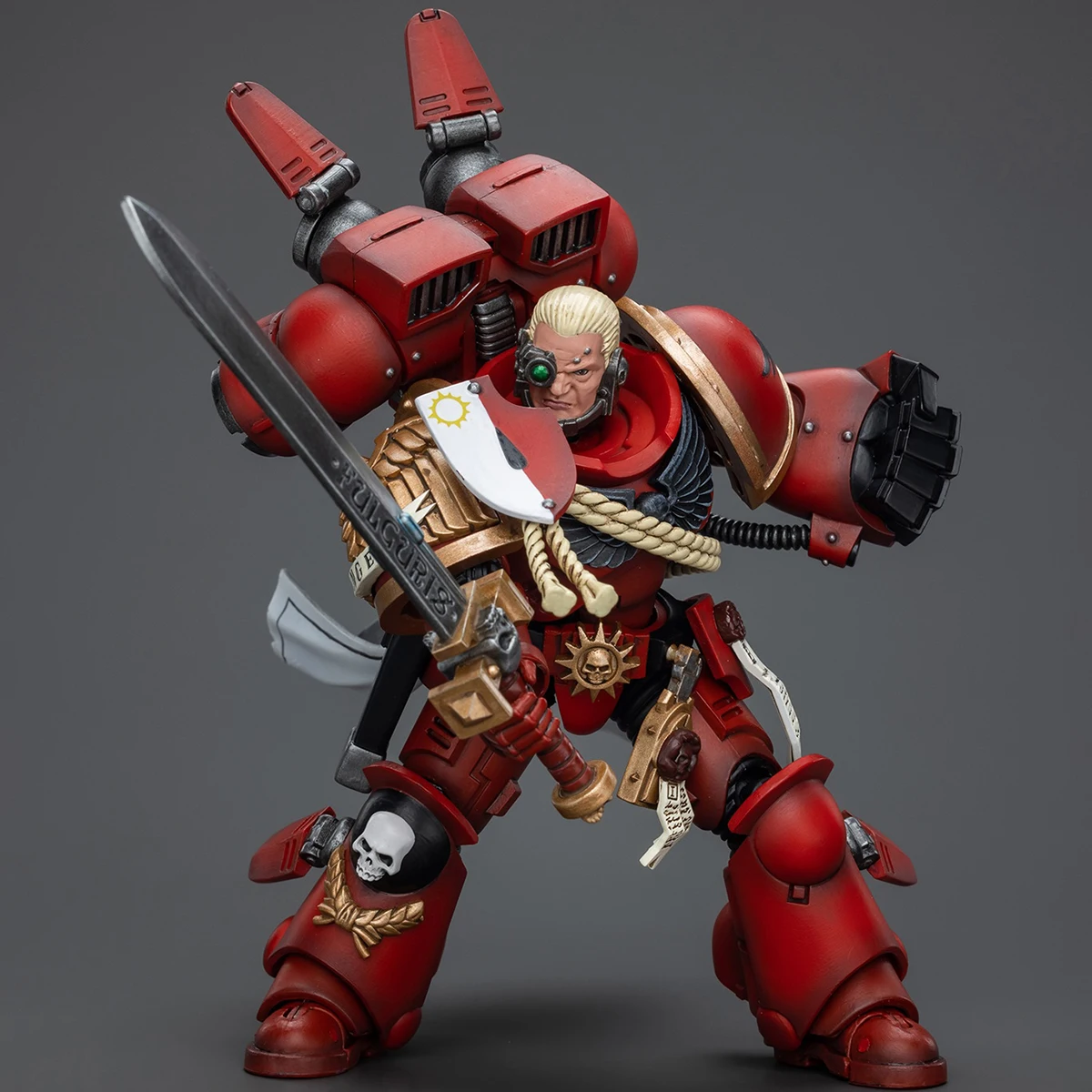 HiPlay JOYTOY Warhammer 40.000 1/18 Capitano degli angeli del sangue con Jump Pack JT4997 Action Figures