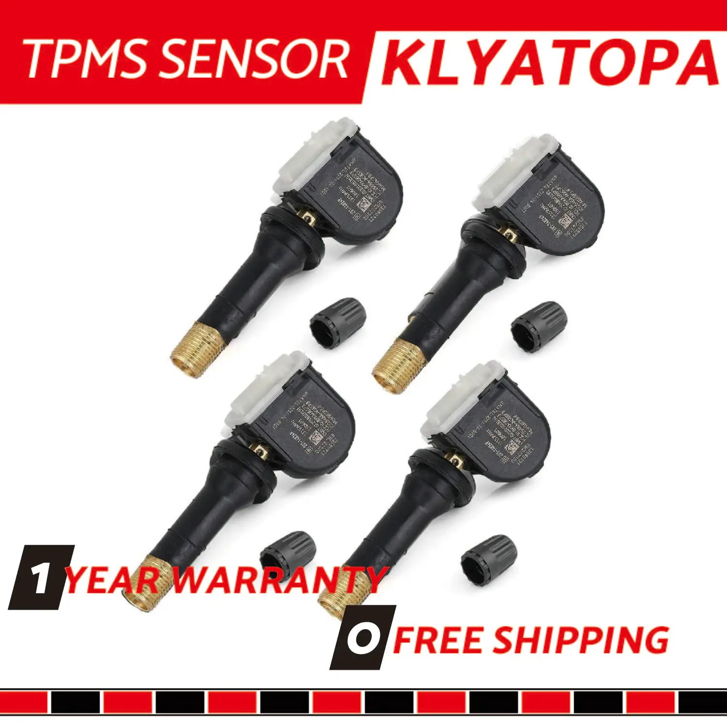 

KLYATOPA New TPMS Tire Pressure Sensor Monitor 315Mhz For Acadia Buick Enclave Chevrolet Cadillac Ats Cts 13598771 13598772