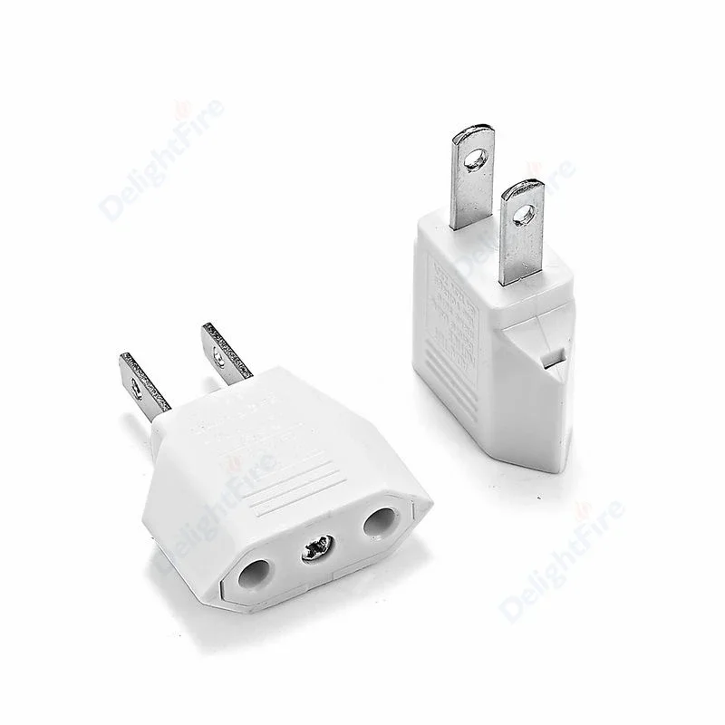 EU To US American Socket Adapter 2Pin Euro Europea To American China Plug Adapter Type A AC Converter Electrical Socket Outlet