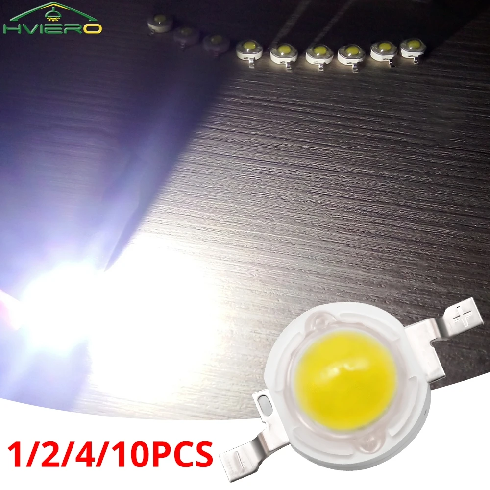 1/2/4/10Pcs 5W Lighting Bead Emitter Diode Round High Power Chip LED Bulbs DIY Strong Decoration Wall Billboard Atmosphere Lamps