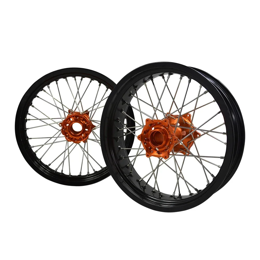 High Quality Aluminum Alloy Rim 17 Motorcycle Supermoto Wheels For Exc Sxf 125 250 300 450