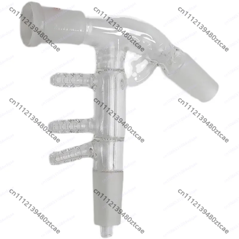 19/26 Ground Joint Distillation Tube Vertical Thorn Type Fractionating Head Lab Mini Distillation Connector Fitting