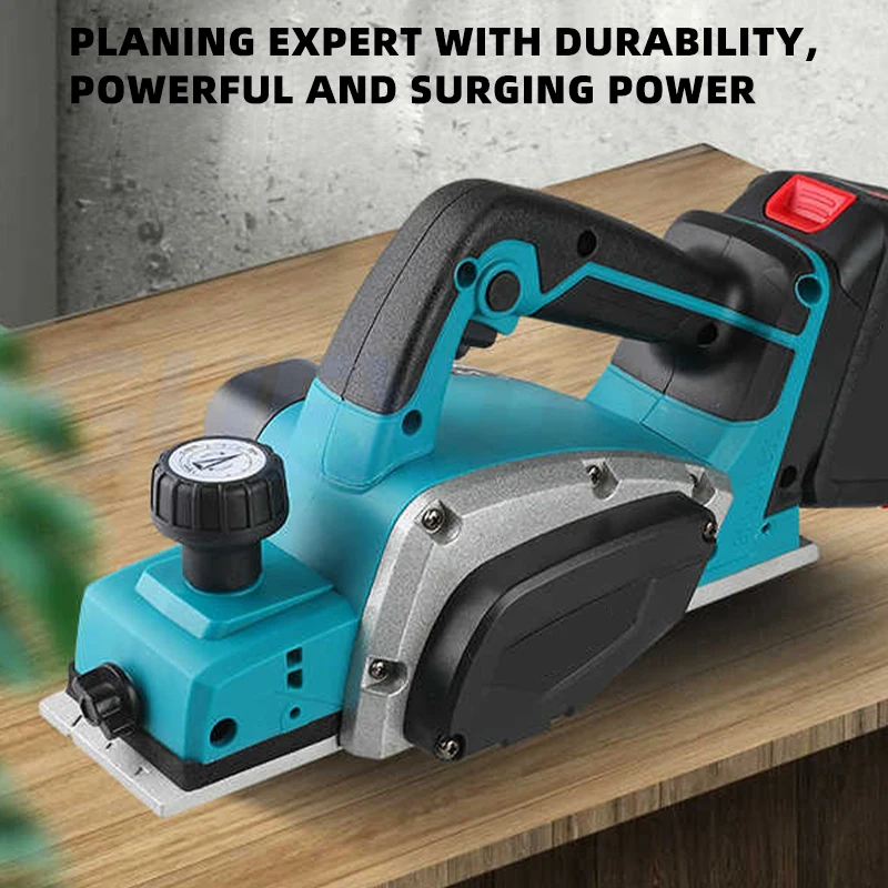 Brushless Electric Planer Lithium Battery Woodworking Cutting Machine Rechargeable Furniture DIY Planing Machine Power Tools 21V