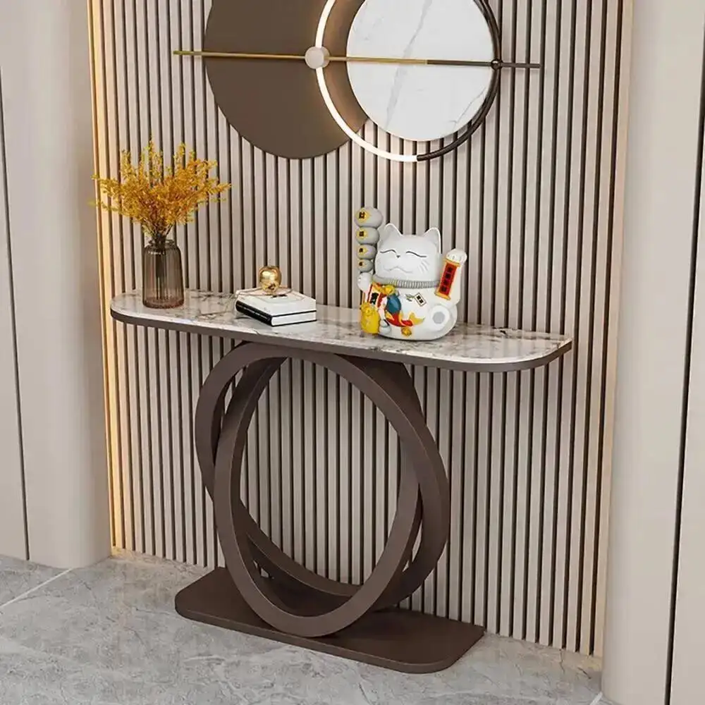 طاولات وحدة تحكم جمالية فريدة من نوعها من Tisch، طاولات وحدة تحكم فاخرة من الرخام الاسكندنافي البسيط، مداخل عتيقة، أثاث منزلي Wohnzimer #4