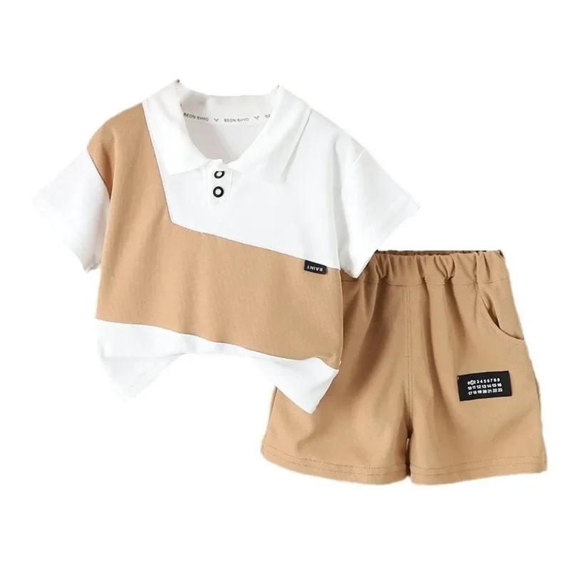 

New Summer Baby Boys Clothes Suit Children Casual T-Shirt Shorts 2Pcs/Sets Infant Outfits Toddler Sports Costume Kids Tracksuits