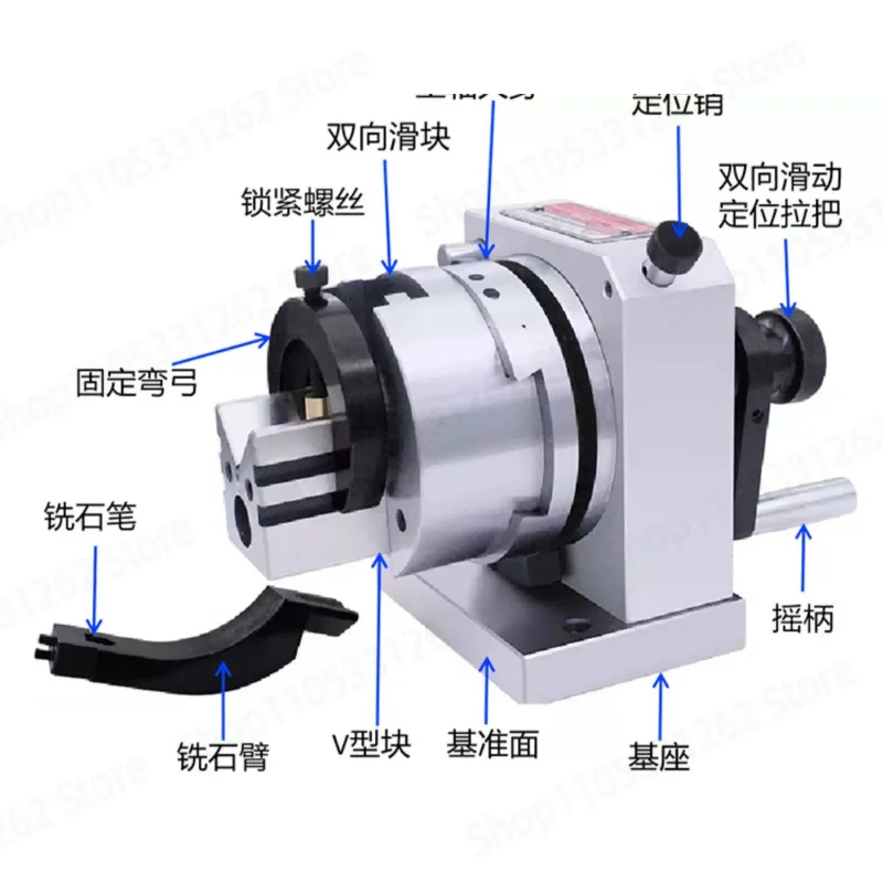 ER32 Punch Former Grinder, 3 Jaw Precision Collet Holder for Grinder and Lathe, Punch Pin Sharpening Tool