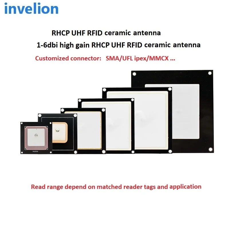 Invelion R200 رقاقة مايكرو الحجم طويلة المدى RFID UHF وحدة التوت بي TTL(UART) مايكرو USB 1 منفذ SMA 3.5 فولت -5 فولت