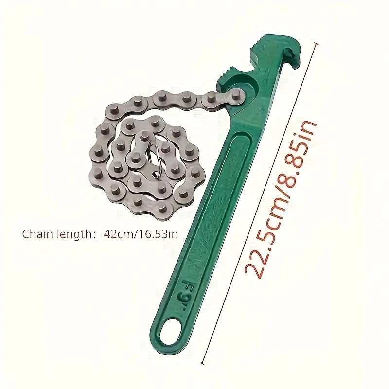 

Adjustable Belt Wrench Oil Filter Puller Strap Spanner Multi-purpose Cartridge Lids Chain Disassembly Tool