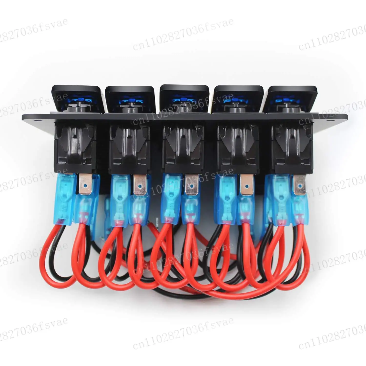 5 + 3 Panel Combination Switch, Rocker Switch Multifunctional Panel Switch RV Car Modification 12-24V
