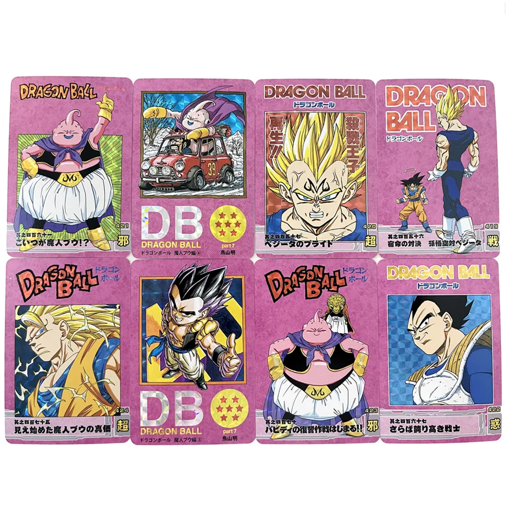 54 قطعة/المجموعة لعبة دراغون بول Z بطاقات الجزء التسعة رقم 9 ماجين بو جوكو تورانكوسو سون جوهان عمل أرقام التجارة جمع لعبة هدية للأطفال #4