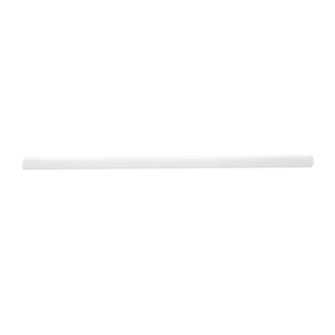 High borosilicate glass Drinking Straw Wedding Birthday Diameter 8mm Length 7 Inches , Transparent