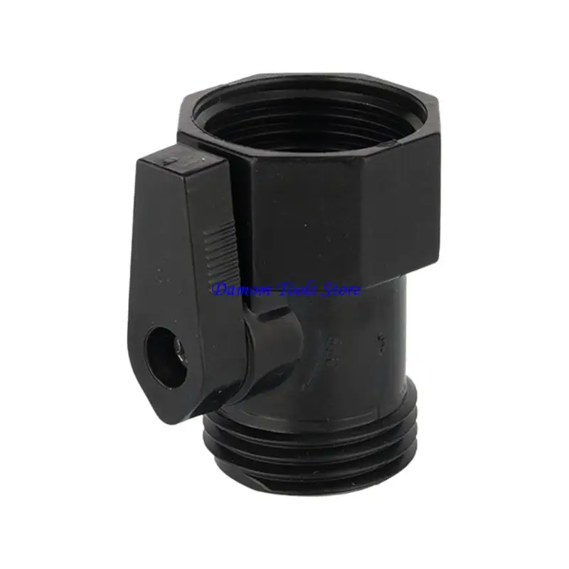 57BE Garden single pass ABS handle ball hose connector