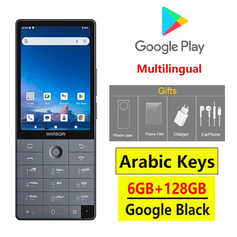 Qin F25 MTK8786 Not Unlock Google Play Android 14 Dual SIM Cards