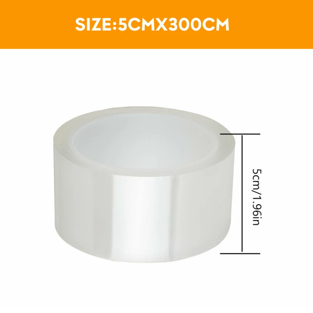 Transparent For Acrylic Car Door Sill Scuff Plate Protector Anti Scratch Strip For Bumper Body For Edge Guard Trim Moulding