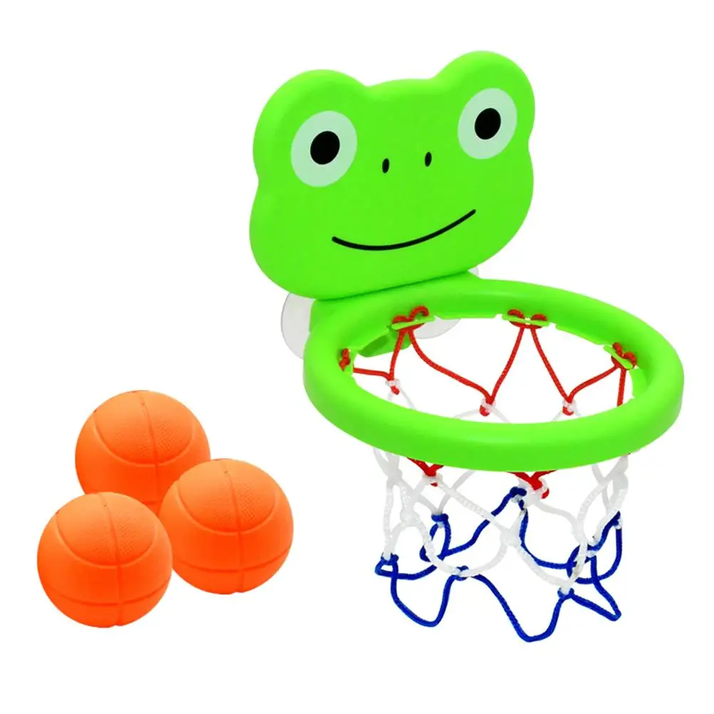 

Plastic Bath Basketball Toys Kids Toddler Bathtub Suction Cup Baby Shower Plaything Safe Design Long Use Quality