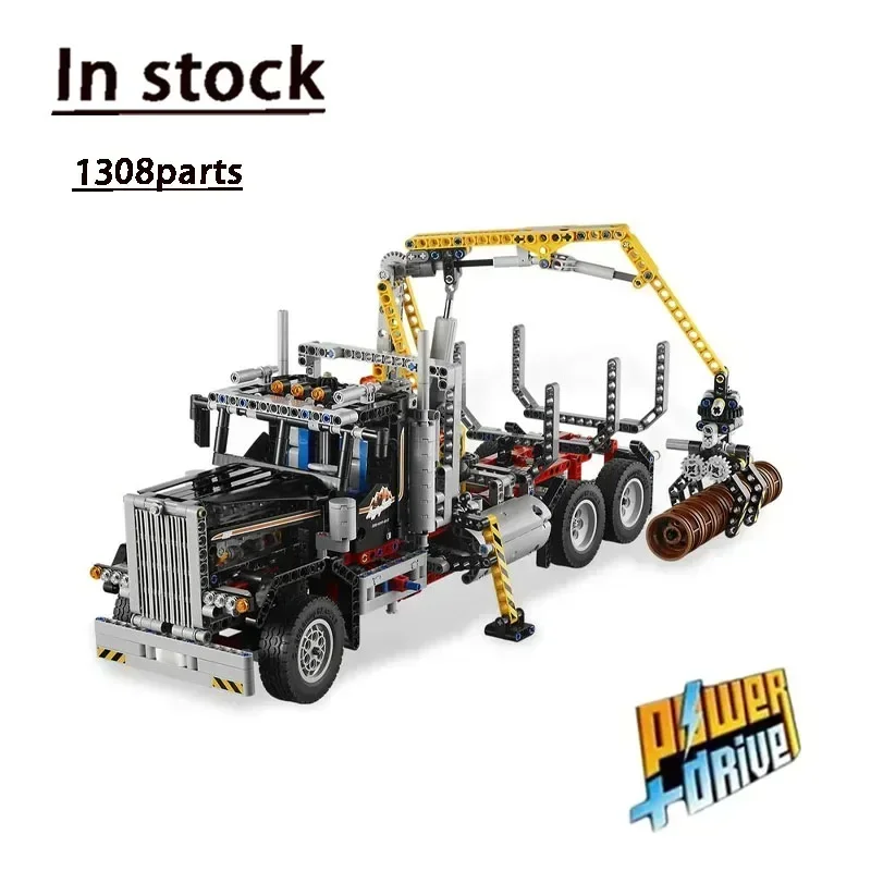 Out of Print New SET 9397-1 - Lumber Truck Assembly Block Model 1308 Building Block Parts Children's Toy Building Blocks