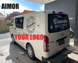 AIMOR Outdoor DIY Logo Car Advertising Custom Promotional Film Stickers originality Decoration Text Picture Printing