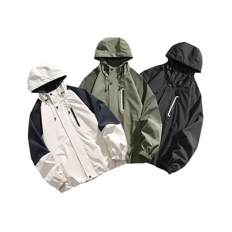 Vestes imperméables de montagne pour hommes et femmes, coupe-vent extérieur, pêche, randonnée, manteau de camping, vêtements décontractés, mode printemps automne