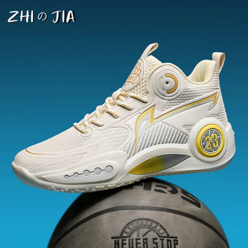 

Professional Training Youth Basketball Shoes Men's Outdoor Anti Slip Wear Resistant Sneaker Couple Fashion Casual Footwear 35-45
