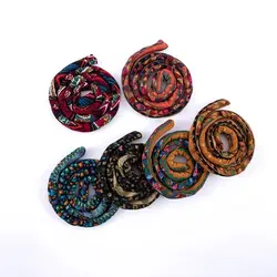 1pc Spiral Lock Hair Tie Ponytail Holders Colorful Dreadlock Hair Tie Long Dreads For Women Girls Hair Accessories