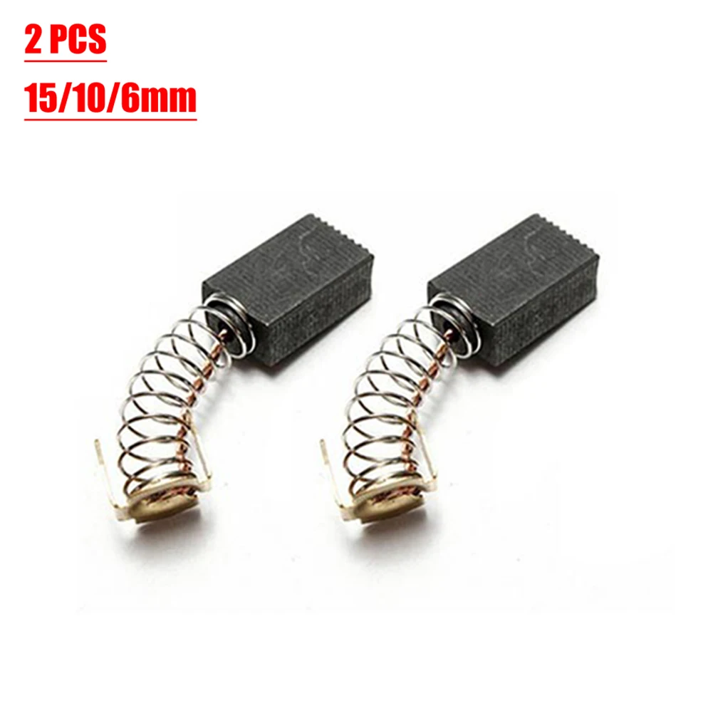 

2Pcs Motor Carbon Brushes For Electric Hammer Electric Drill Angle Grinder For Power Tool Accessories 15x10x6mm