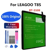 100% Original BT5508 Battery 3080mAh For LEAGOO T8S T8 S BT-5508 BT 5508 High Quality Replacement Rechargeable Batterie Batteria