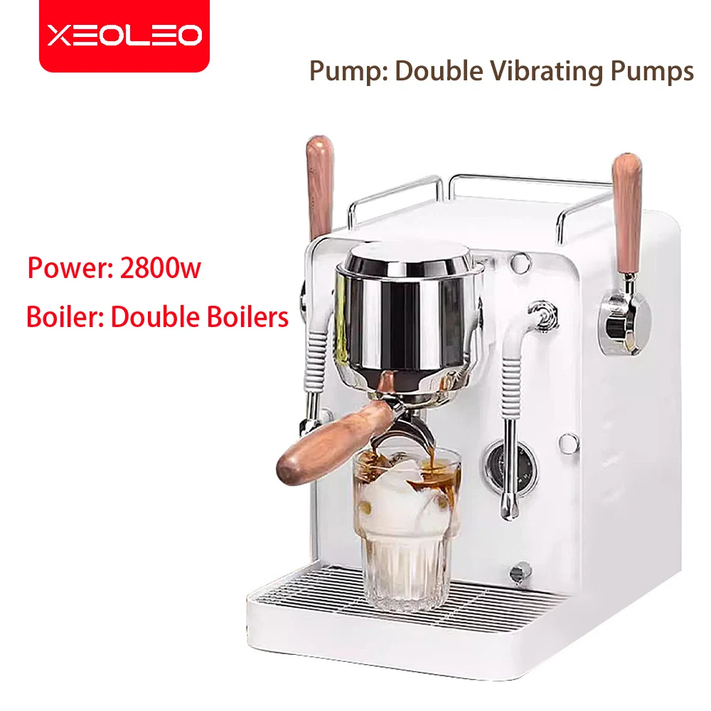 XEOLEO Semi-automatic Coffee Milk Froth Maker Steam Machine Espresso Maker Commercial Steam Milk Foamer Coffee Espresso Machine