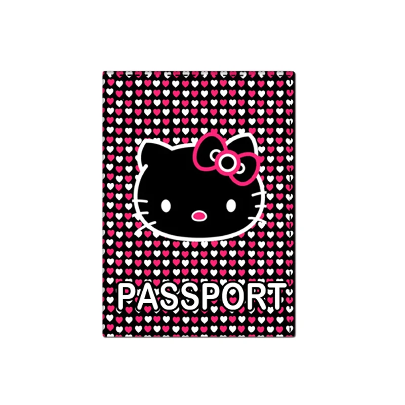 1pcs Sanrio Hello Kitty Passport Cover Waterproof Case for Passport Wallet Business Credit Card Documents Holder Protective Case