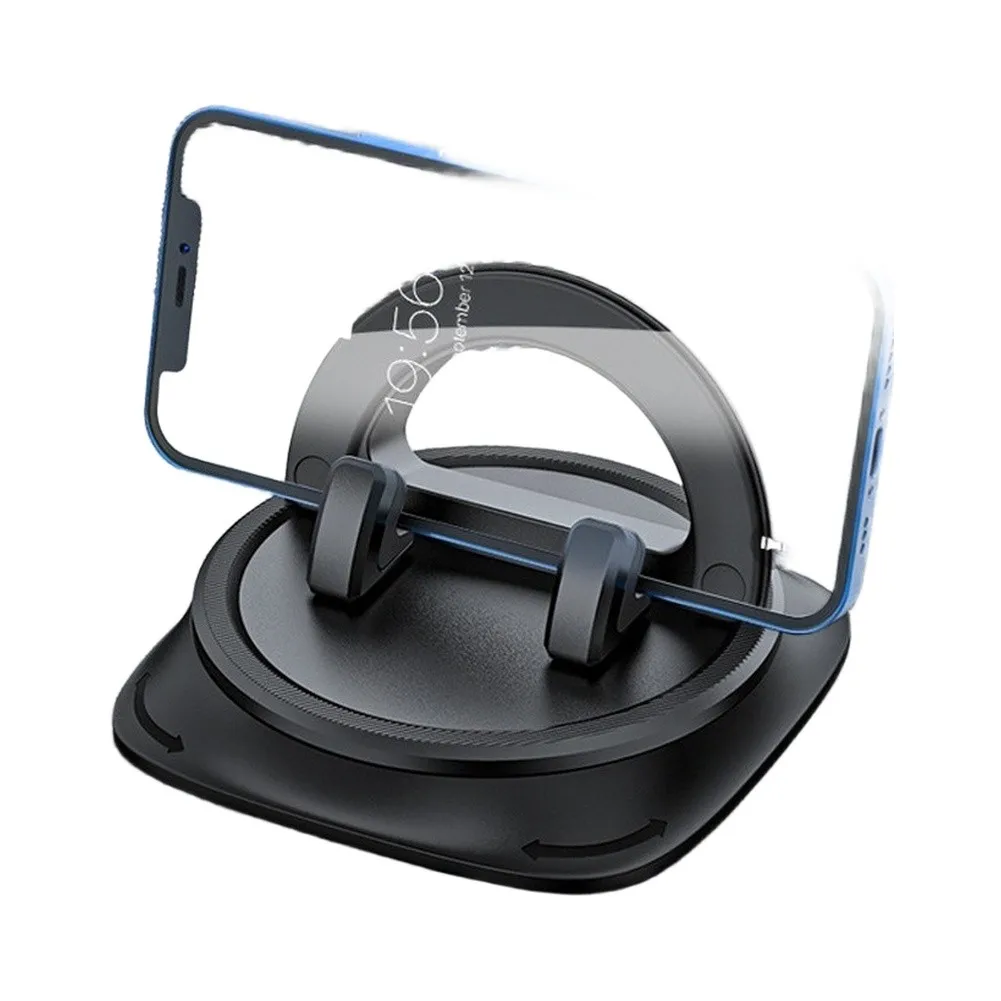 Strong Suction Cup Phone Holder for Car Dashboard Mount Adjustable Width Slip for gel Pad 360 Degree Rotation Strong