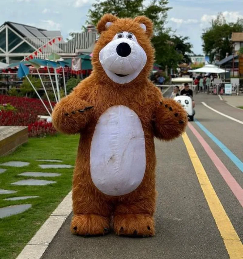 

Inflatable Bear Mascot Costume Bear Adult Anime Cosplay Customize Kits Mascot Carnival Costumes Animal Mascot Adult No Battery