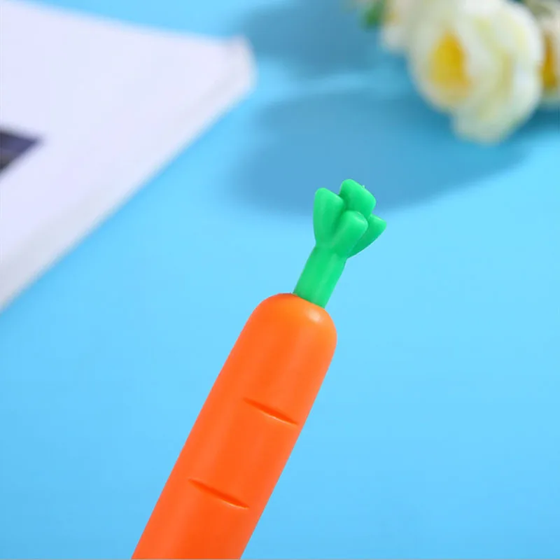 1pcs Creative Vegetables Mechanical Pencil Silica Gel 0.5mm Kawaii Pencils Cute Student Supplies Kids Gift