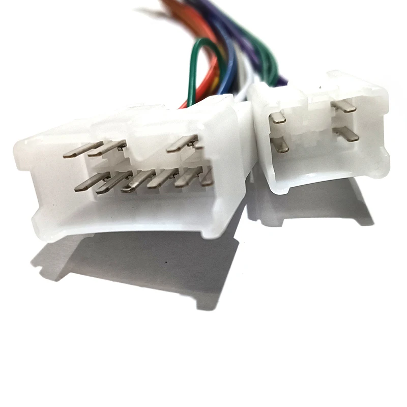 車用ステレオコネクタ,オーディオCDチェンジャー,配線ハーネス,トヨタアダプター,1ペア