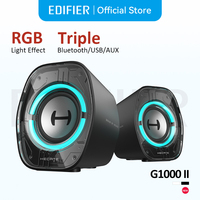 Edifier Hecate G1000 II Computer Speakers Bluetooth V5.4 PC Speaker USB-C USB-A 3.5mm Inputs RGB Lighting Effects 4W RMS